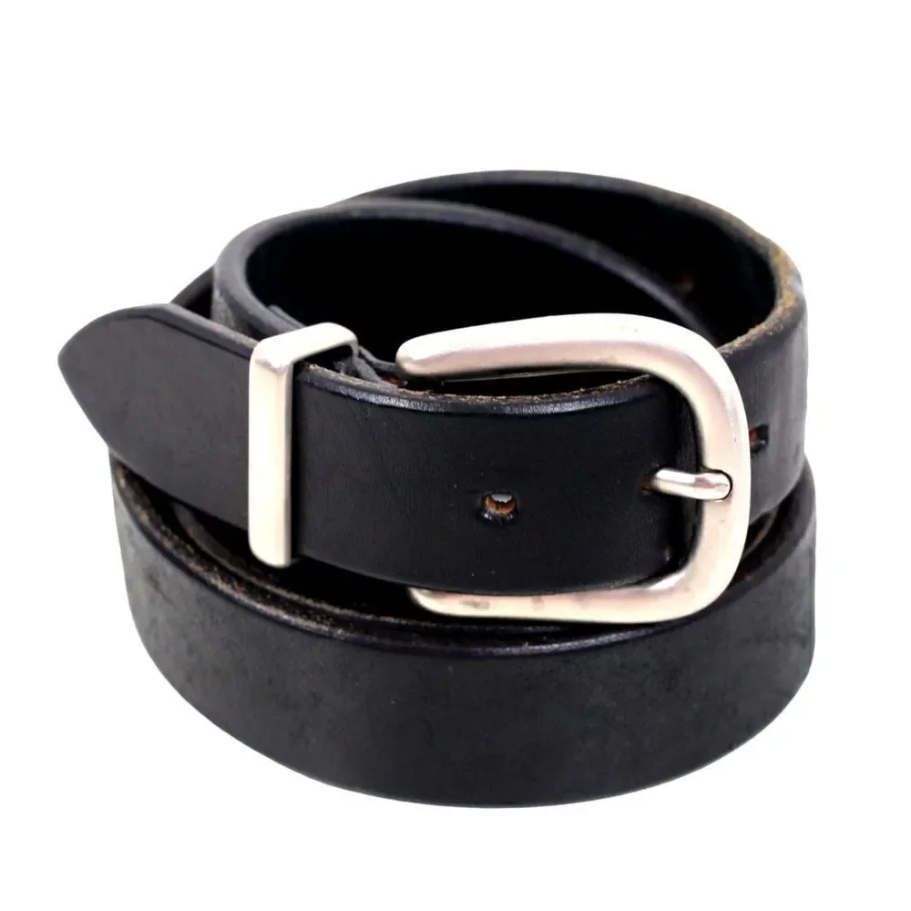 MOD DEPOSE SADDLE BLACK GENUINE LEATHER 1 1/8